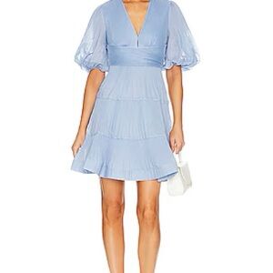 Zimmermann Light Blue Mini Dress